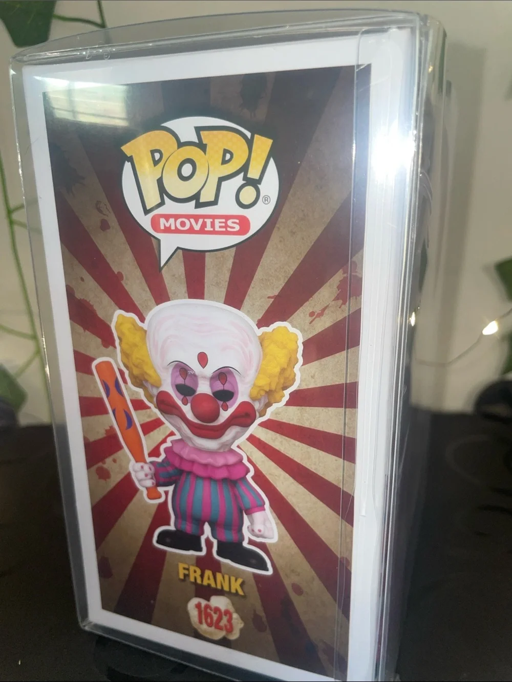 Funko Frank Clown Pop! Figure - Pink, Yellow & Black Striped Outfit